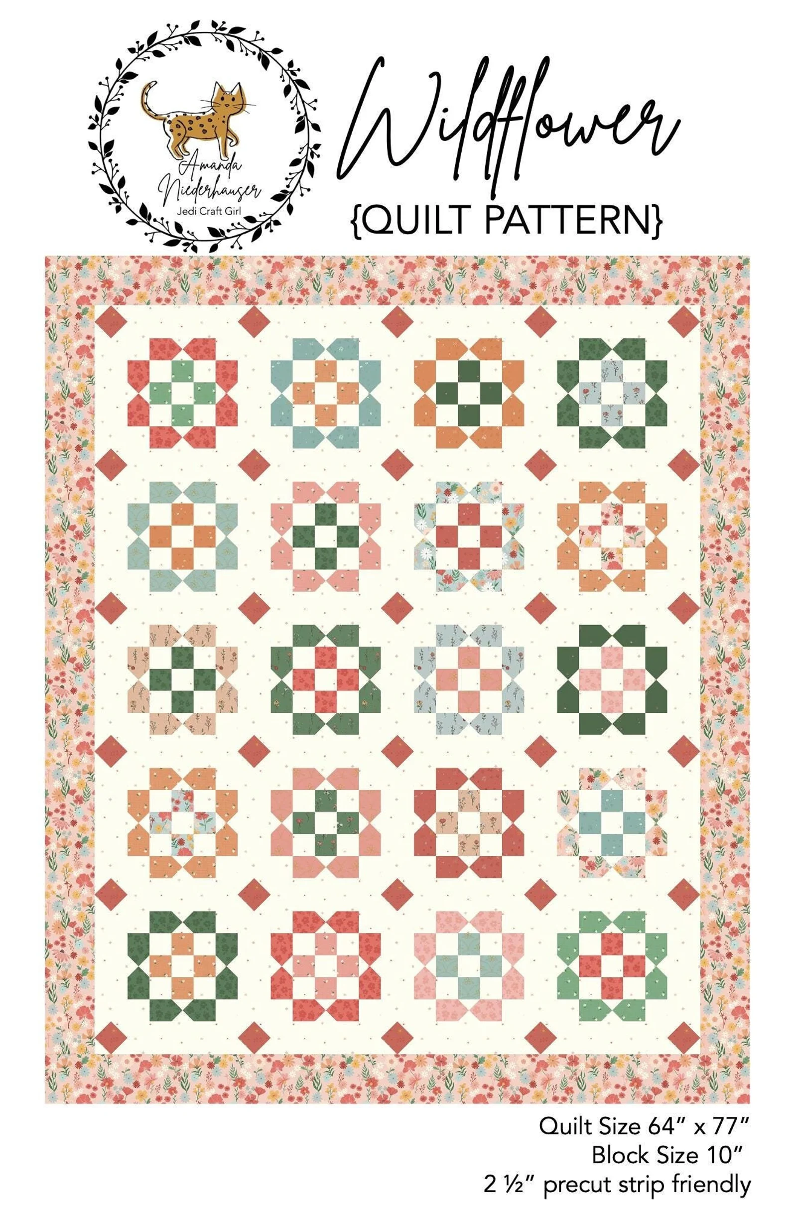 wildflower seeds quilt kit Wildflower Quilt Pattern – Calliope Quilts