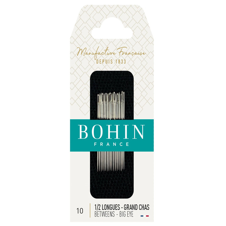 Bohin - Between / Quilting Big Eye Needles - Size 10