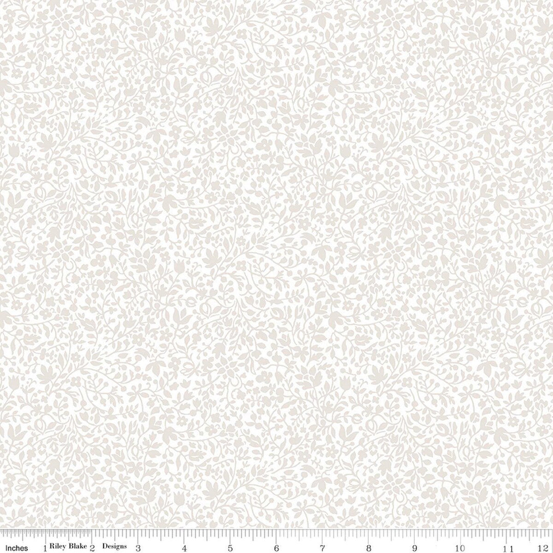 Liberty Fabrics - Lasenby Silhouette Garden Walk Cream - 01666847C