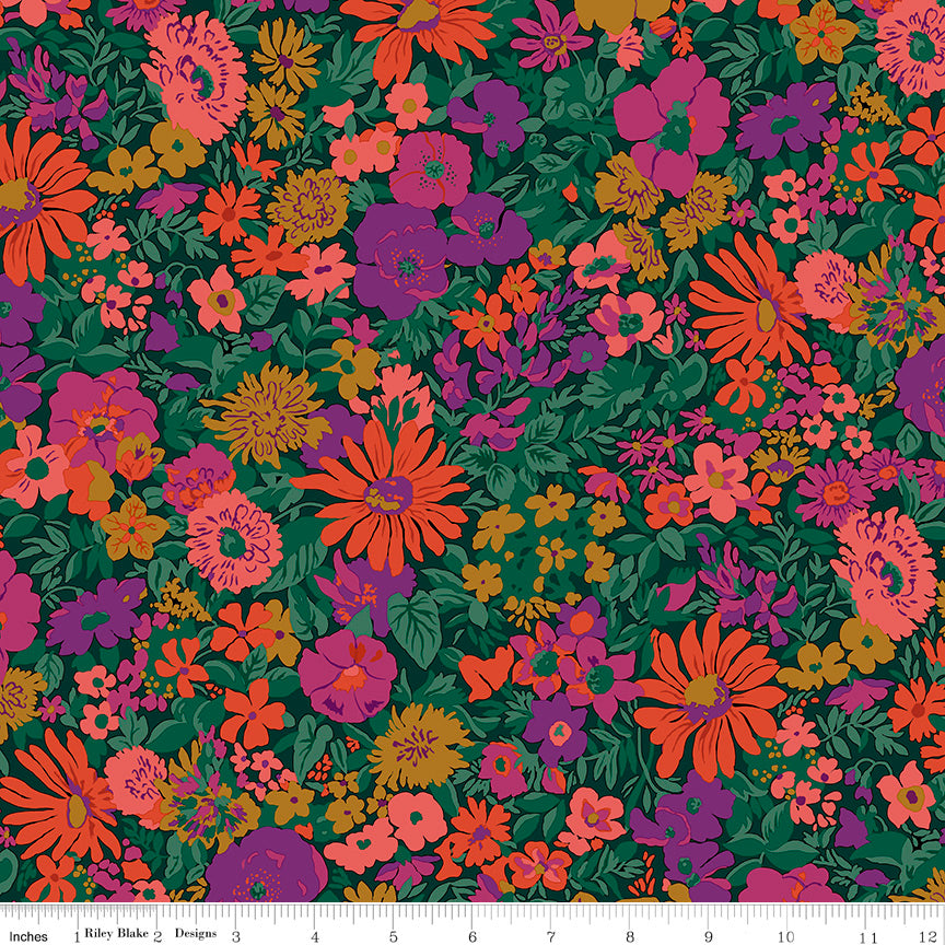 Liberty Fabrics - Wide-Width Collection 3 - Malvern Field - 0166W68204B