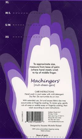 Machingers Quilting Gloves - Size XL