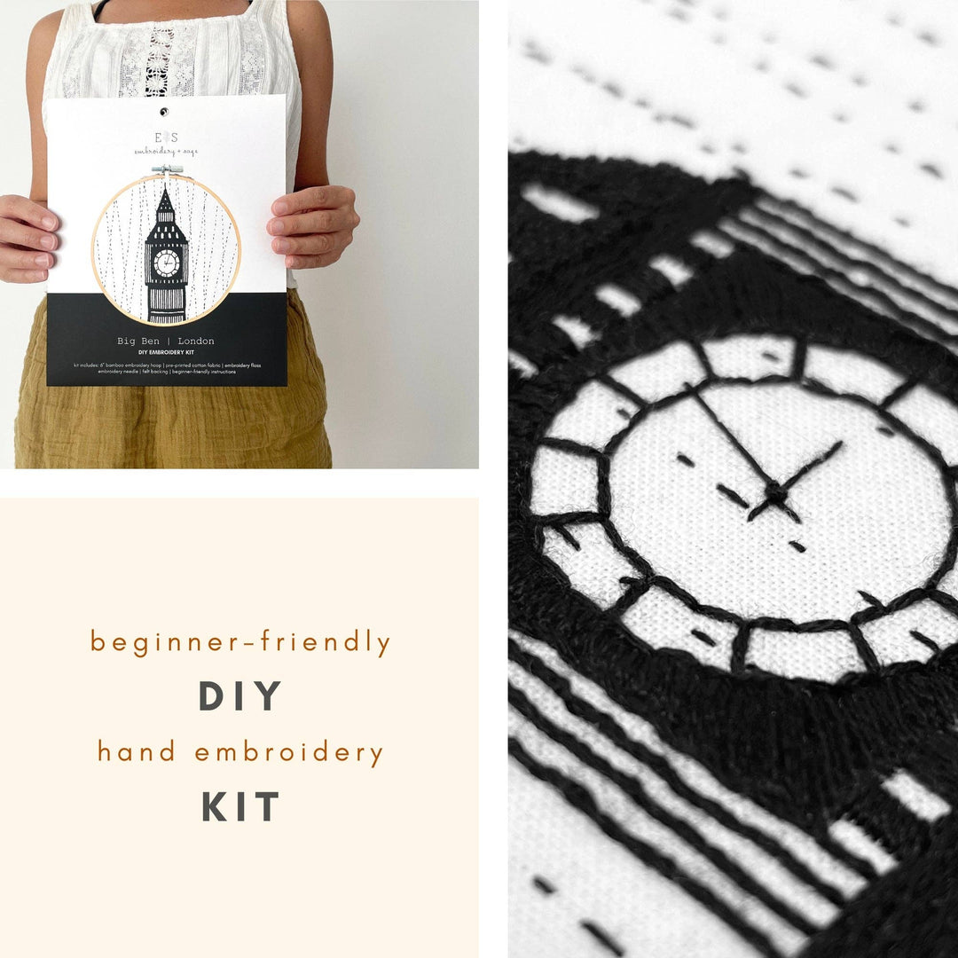 Big Ben, London - embroidery kit