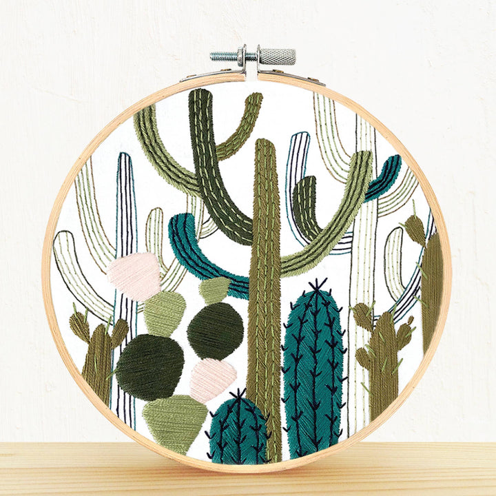 Cactus Garden - embroidery kit