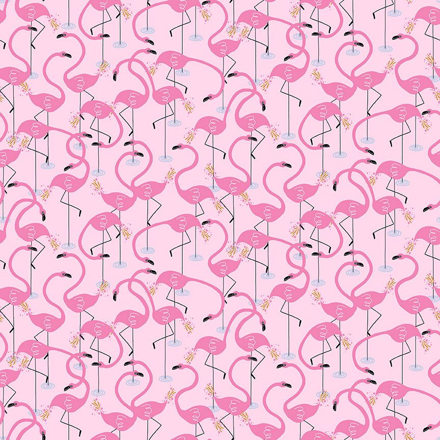 Alphabet Soup - Flamingle - D2887-Pink