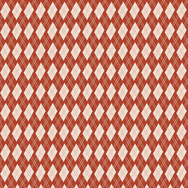 Dear Santa - Argyle - Red - 120-26162