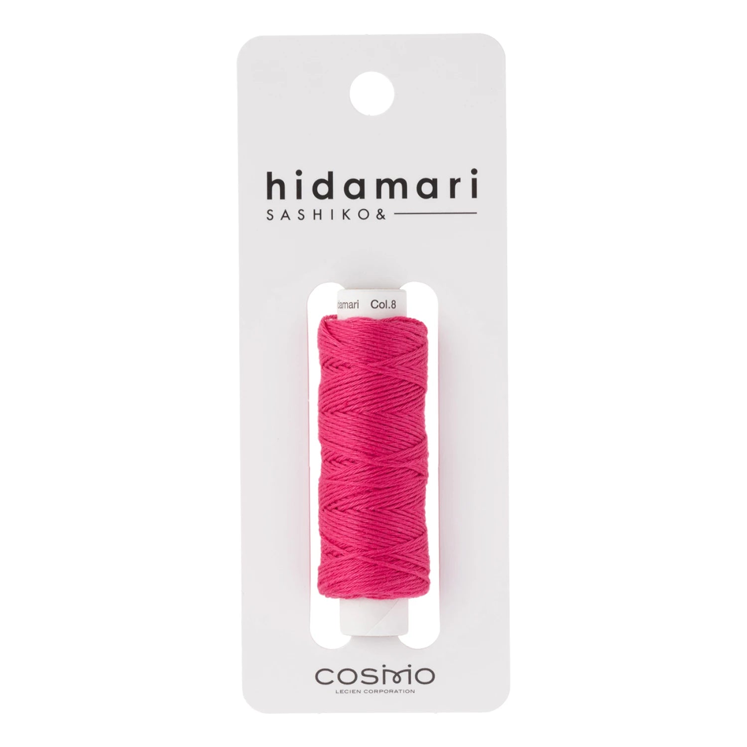 Cosmo - Hidamari Sashiko - Thread - 30m - Raspberry Sorbet