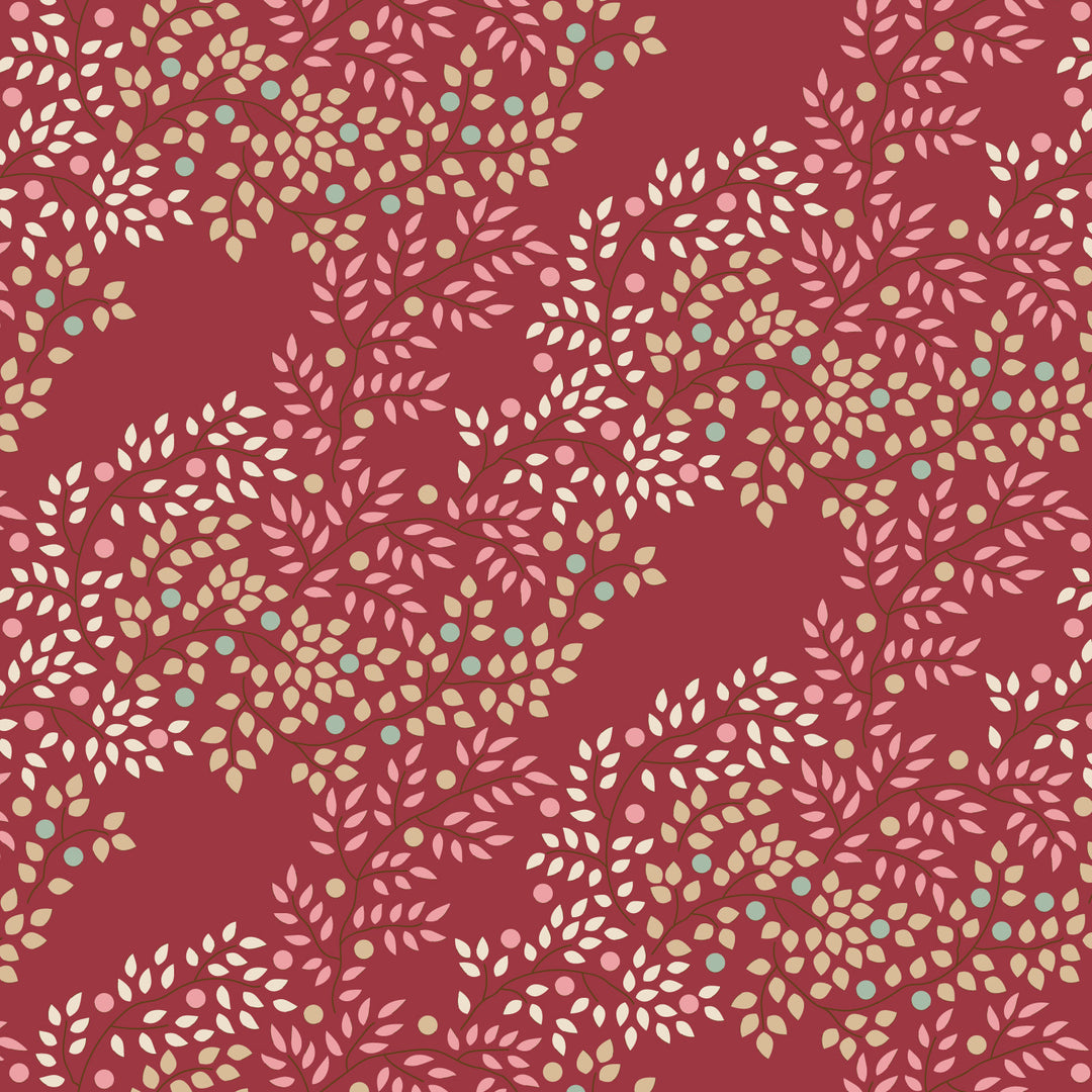 Tilda - Creating Memories - Berrytangle Burgundy - 130147