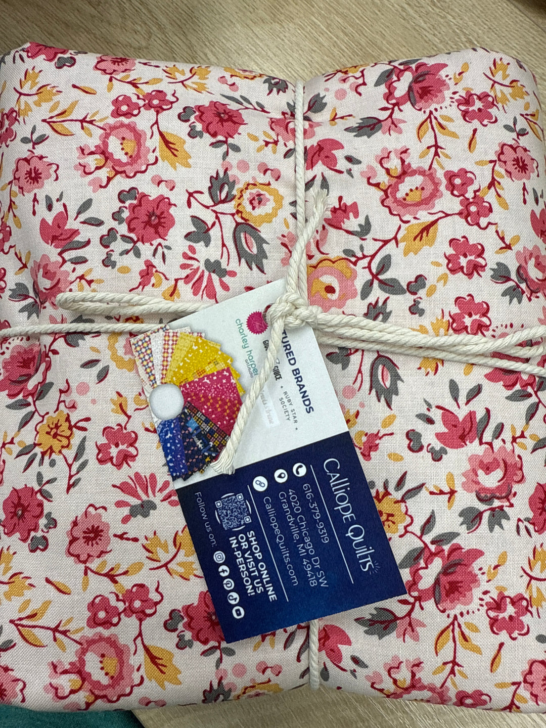 Piece & Plenty - Floral Coral - Bulk Cut