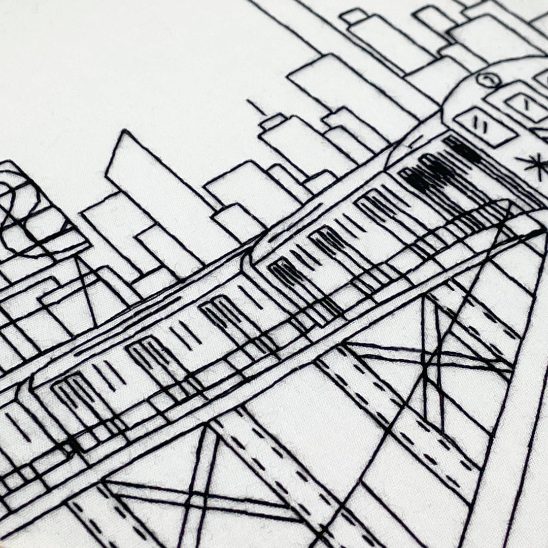 New York City Subway - embroidery kit