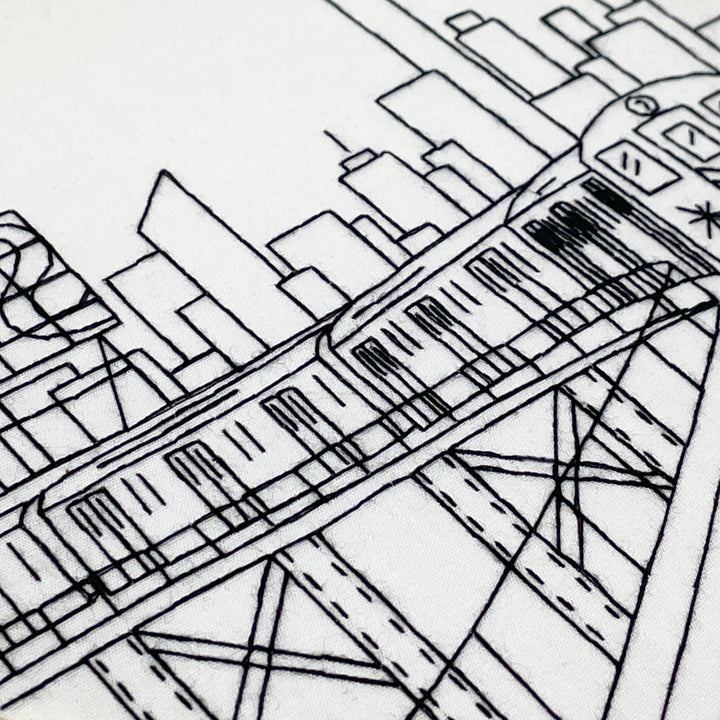 New York City Subway - embroidery kit