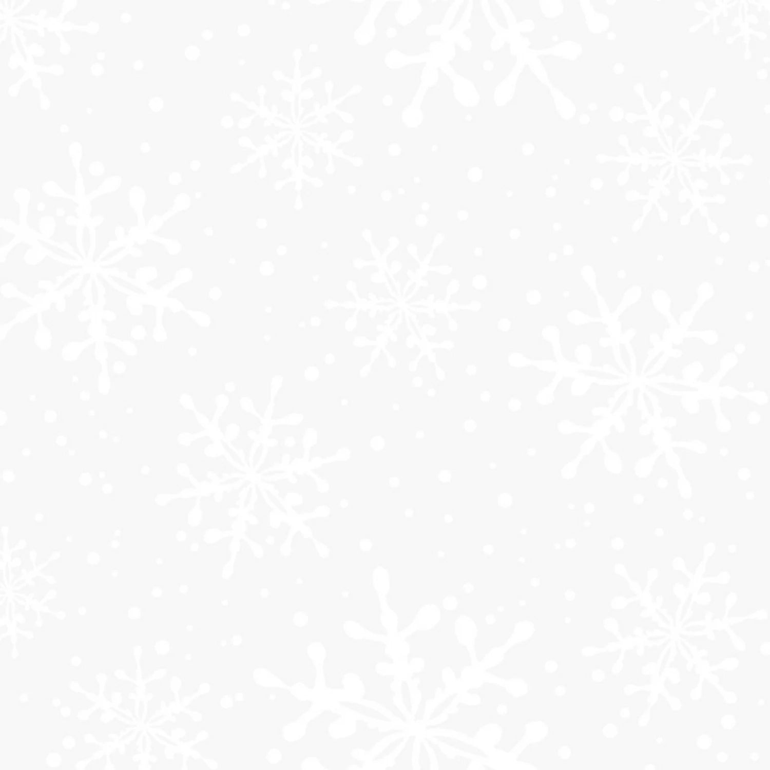 Ultra White - White on White Snowflakes - Maywood Studios