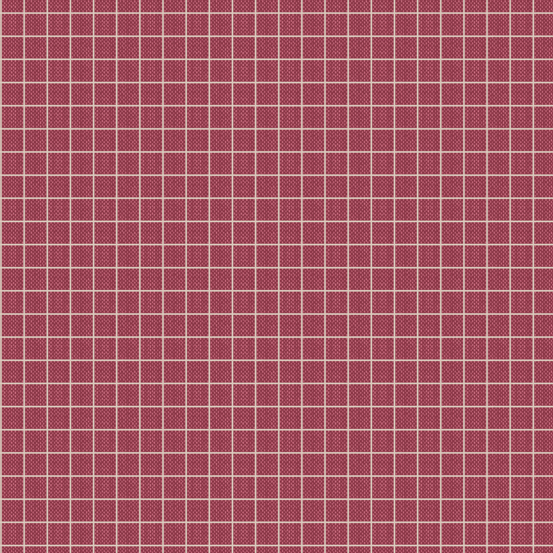 Tilda - Creating Memories - Plaid Burgundy - 160086