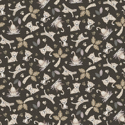 Big Kitties - Leopard Toss - Black - 1638-99