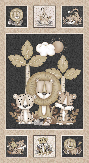 Big Kitties - Big Kitty Panel - Multi - 1641P-49