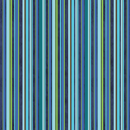 Under The Sea - Cabana Stripe - Blue - 16531-83