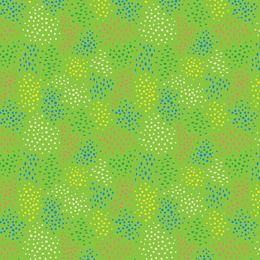 Cheeto's World - Ditsy Dots - Grass - 17206-42
