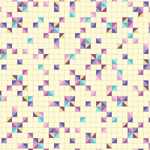Twilight Serenade - Modern Triangles - Butter - 17226-30