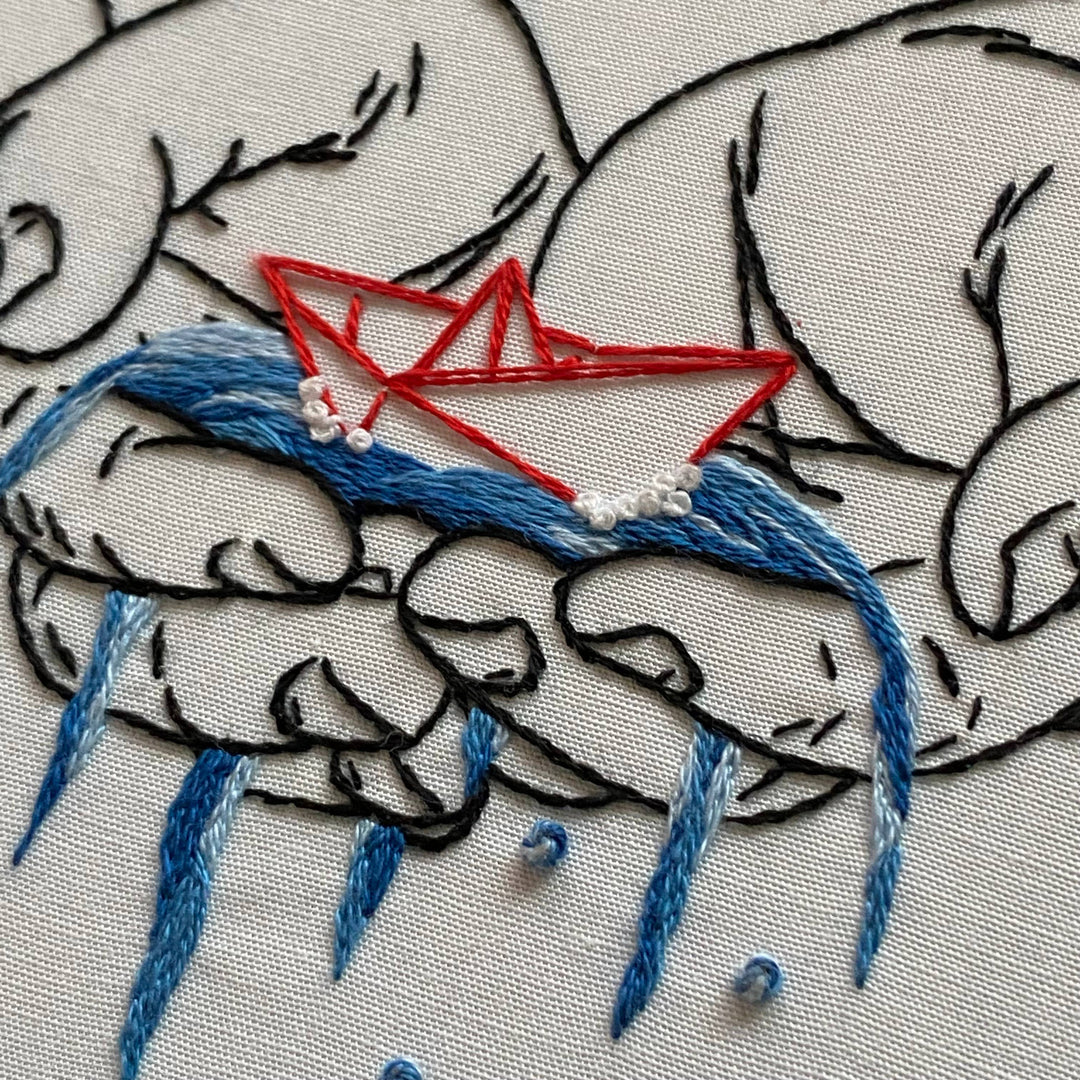 Keeping Afloat Craft DIY Embroidery Kit