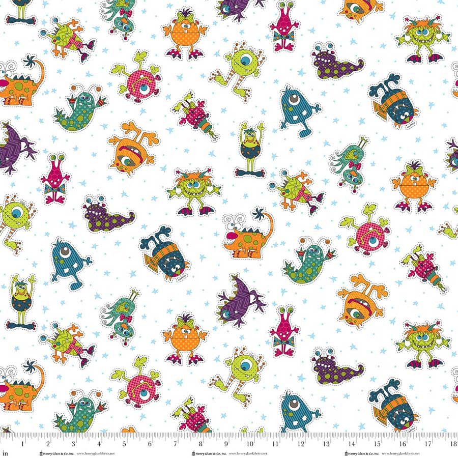 Silly Gilly Returns - Tossed Characters - White - 2342-01
