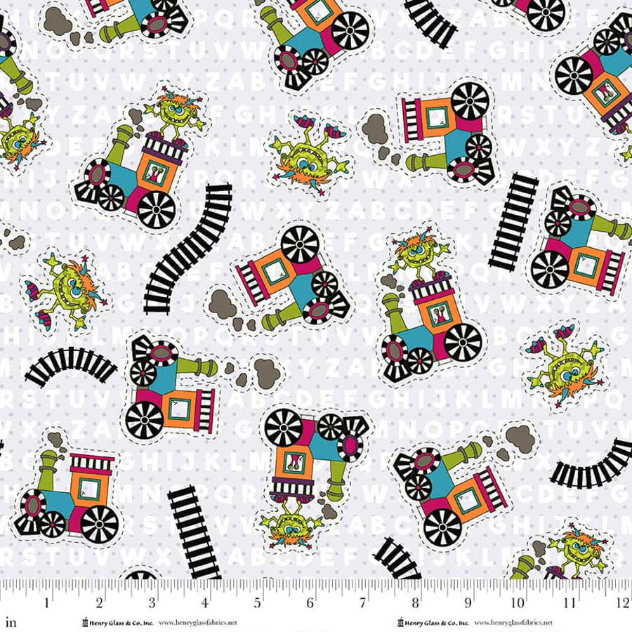 Silly Gilly Returns - Trains - White - 2345-19