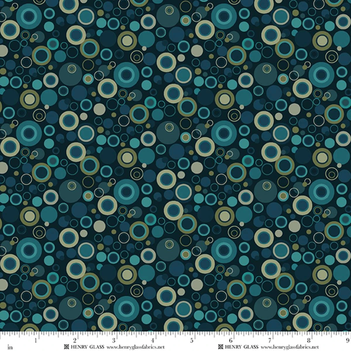 Wideback - Bubble Dot 108 - Navy - Q-2670-78