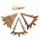 Wood Christmas Tree Ornament Walnut Kit