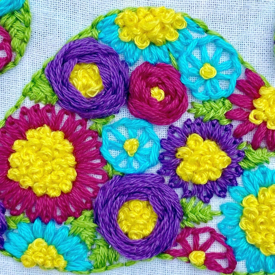 Flower Paw-er Cat and Dog Paw Craft DIY Embroidery Kit