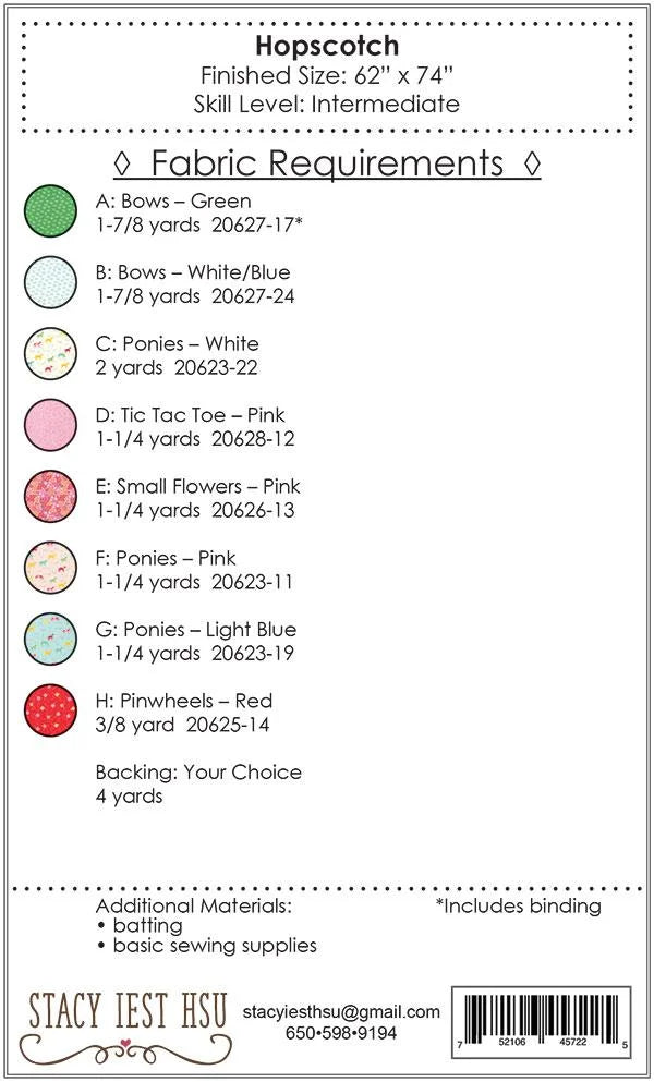 Hopscotch Quilt Pattern