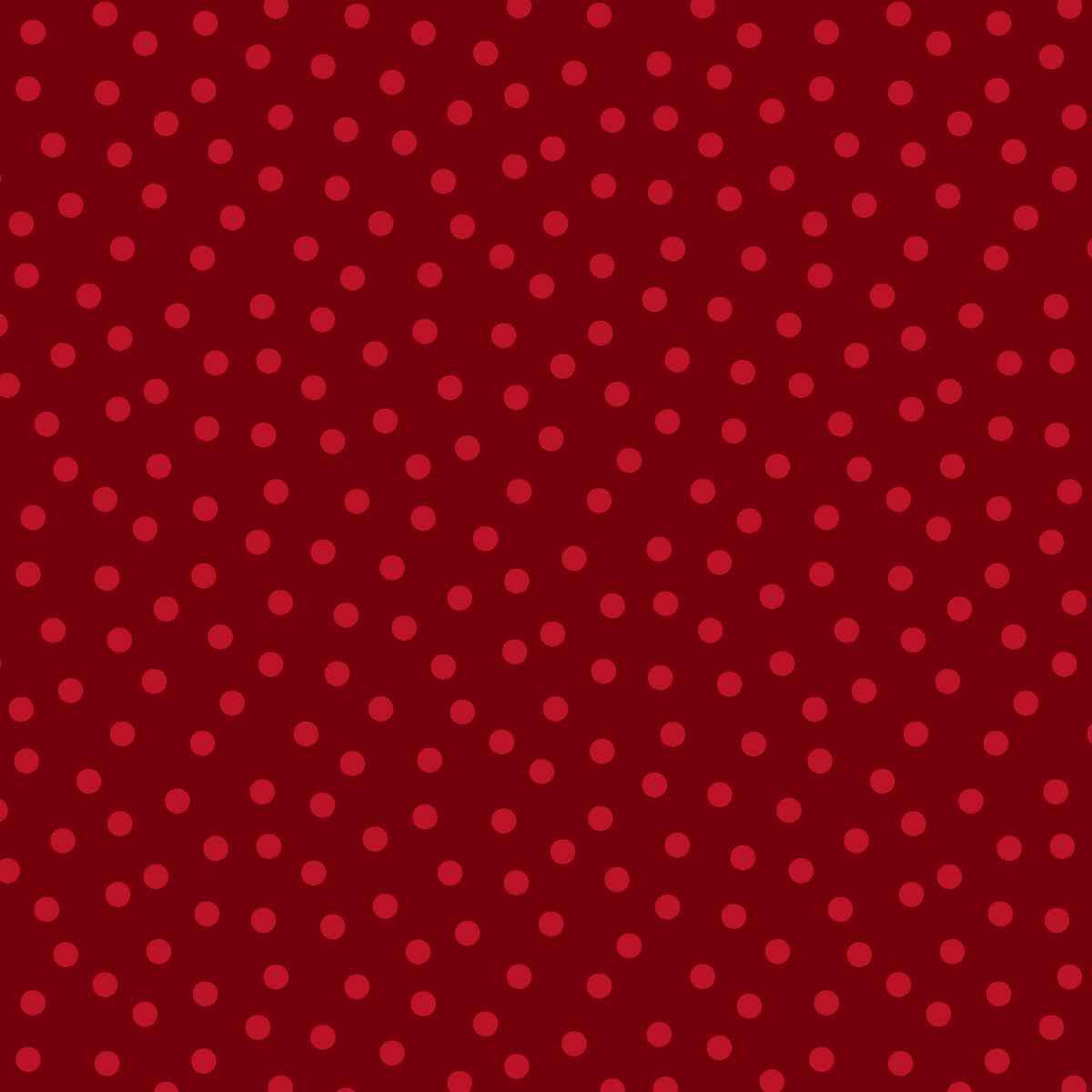 Nordic Holiday Village - Dots - Red on Red - Q-3604-88