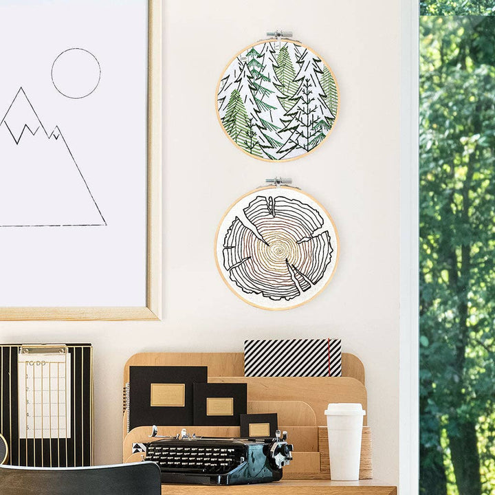 Tree Rings - embroidery kit