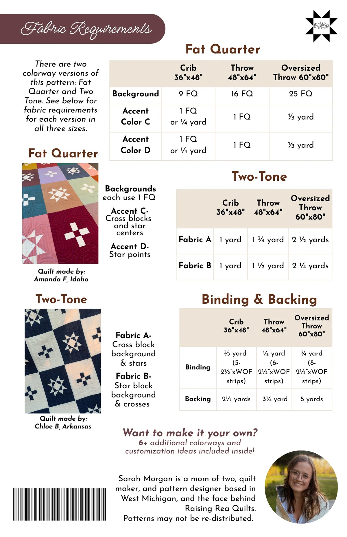 Hazelwood Quilt Pattern - Sarah Morgan of Raising Rea Quilts