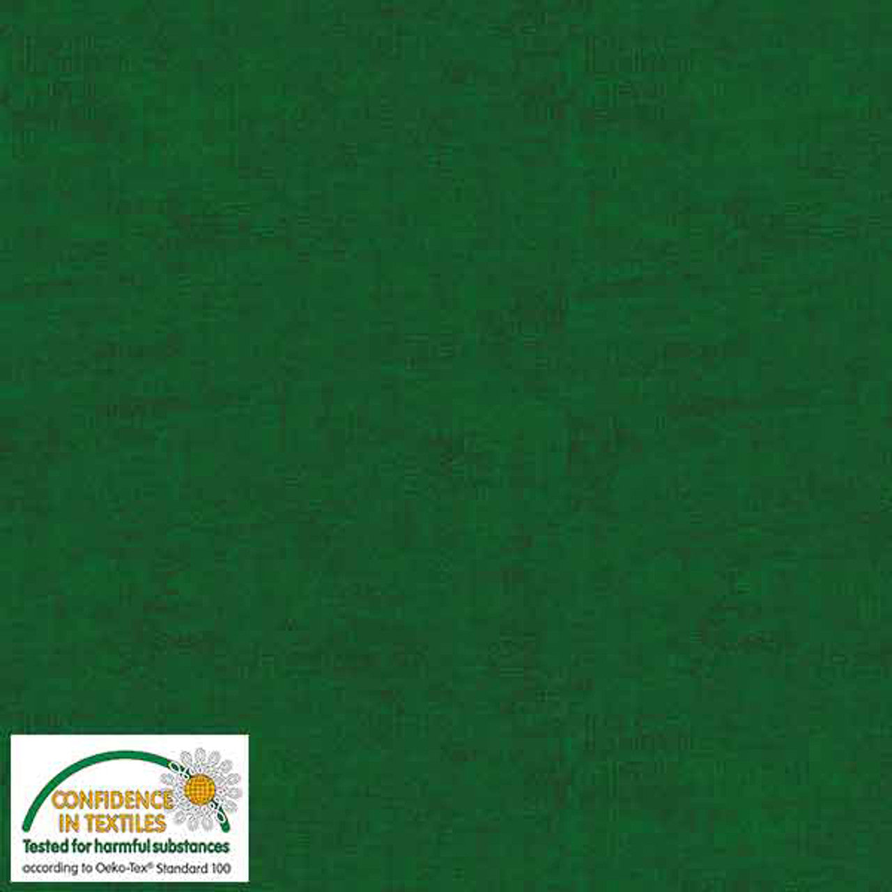 Green || Stof Melange Basic - 4509-807
