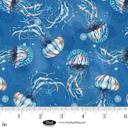 Seatopia - Jellyfish - Med Blue - 4561-72