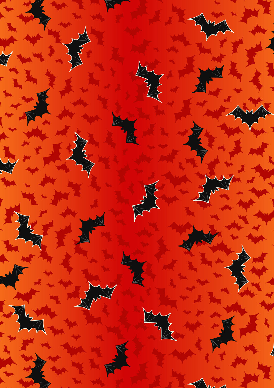 Transylvania Glow - Bat - Ombre Orange (Glow) - L10A