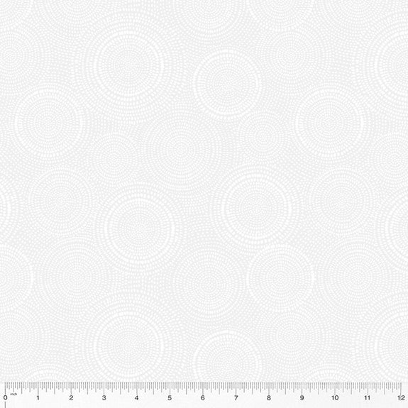 Radiance - Windham Fabrics Basics - White on White 53727-51
