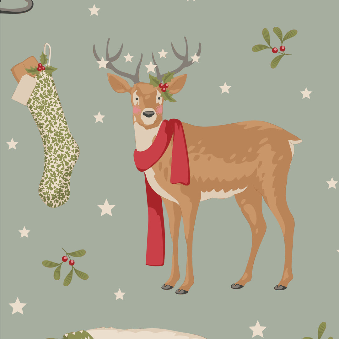 Merry Little Christmas - Tilda - Winterfriends - Duckegg - 100630