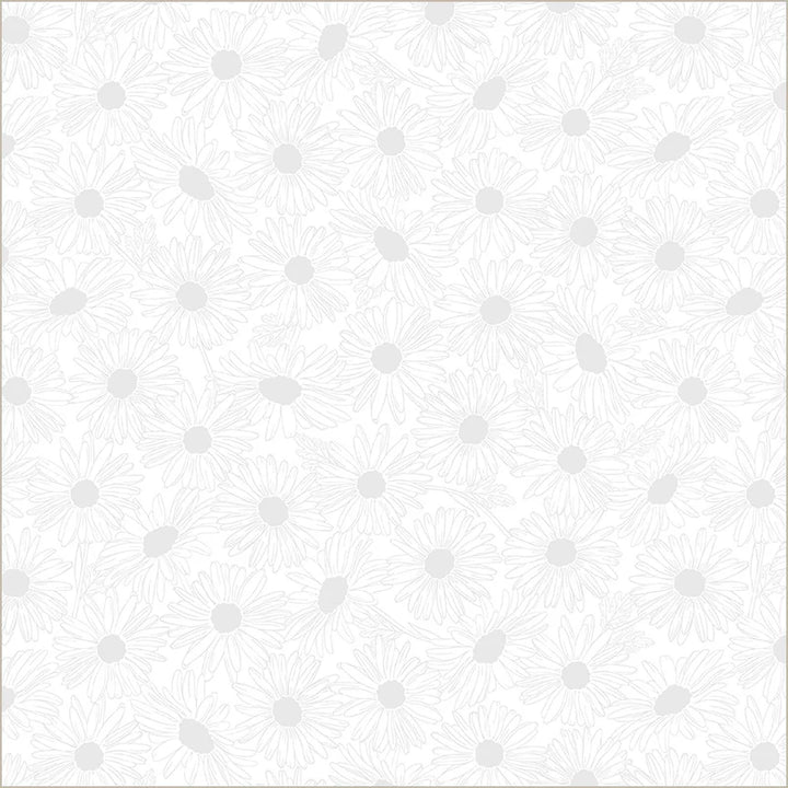 Front Porch - Daisy Field - White on White - 54862-7