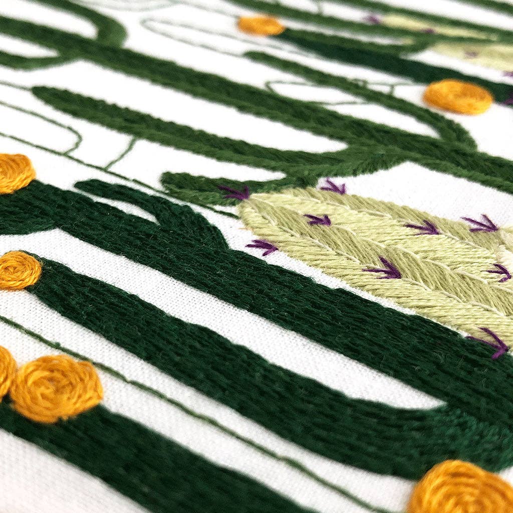 Cactus Bloom - embroidery kit