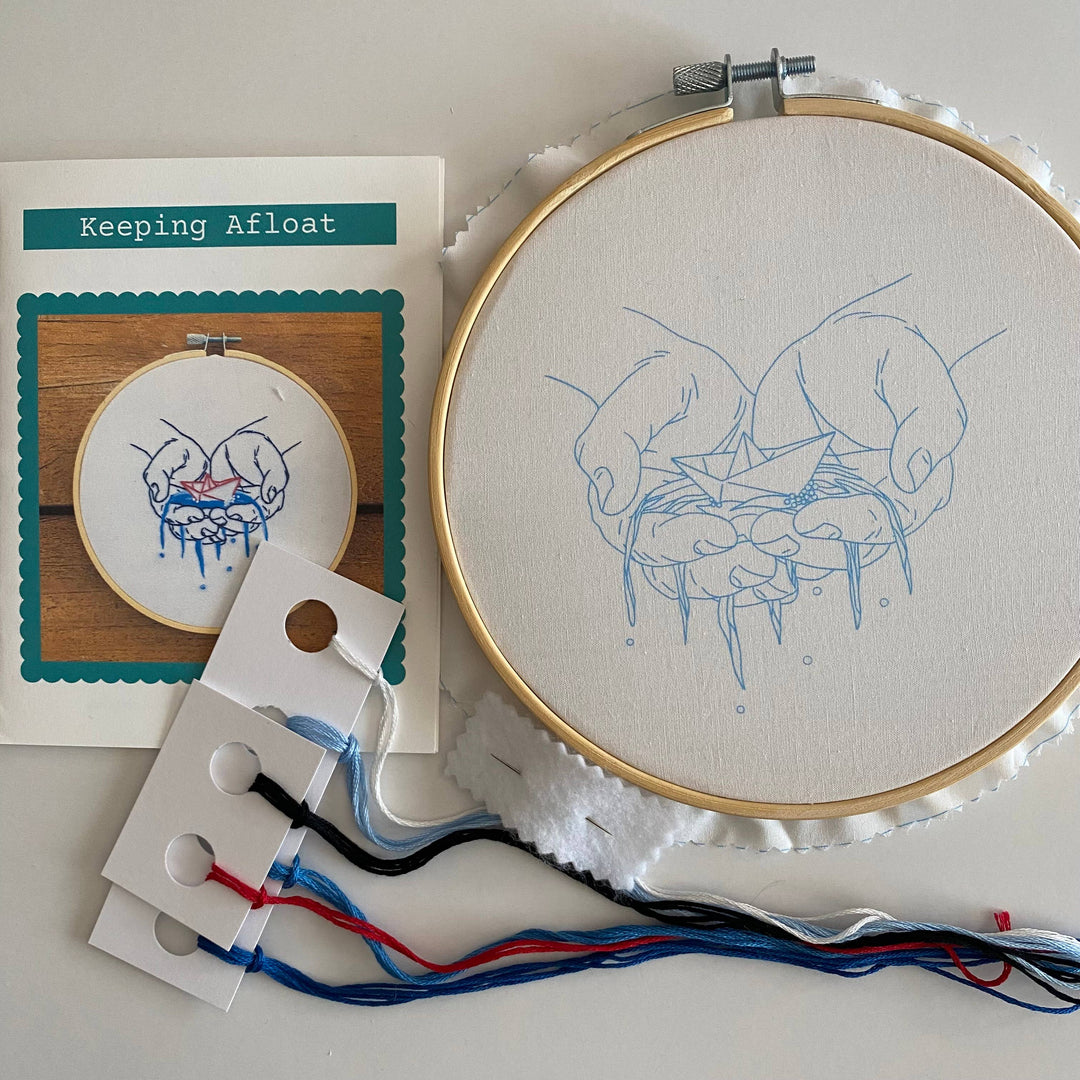 Keeping Afloat Craft DIY Embroidery Kit