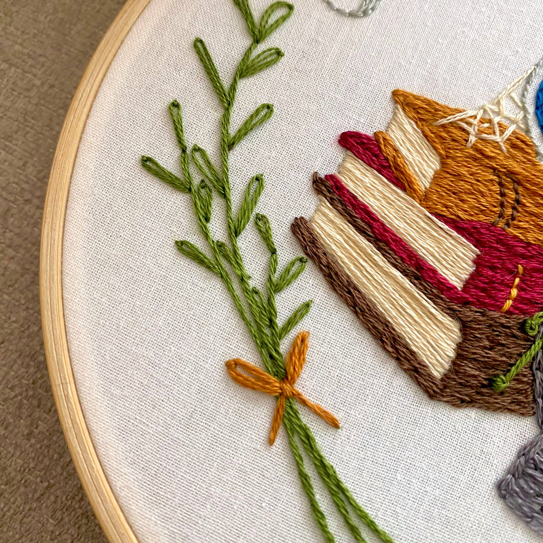 Witch's Apothecary Craft DIY Embroidery Kit