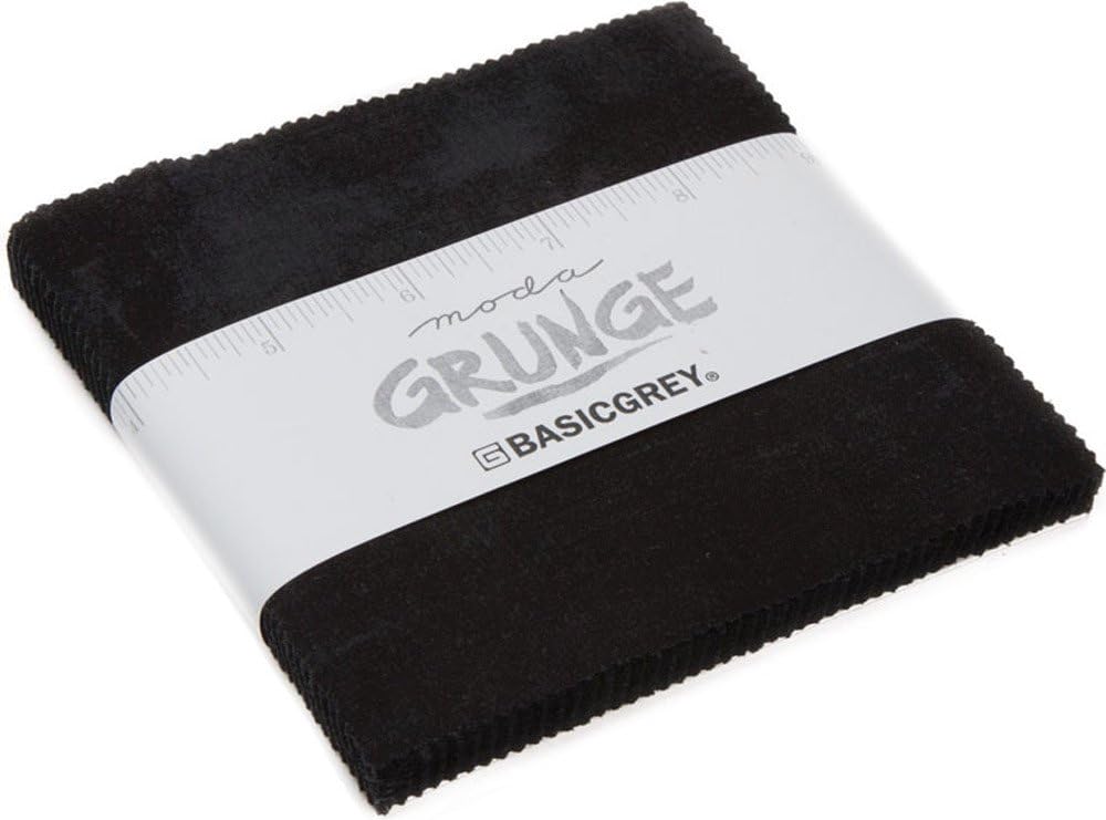 Grunge - Onyx - 5" Charm Pack