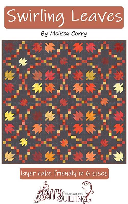 Swirling Leaves Quilt Pattern