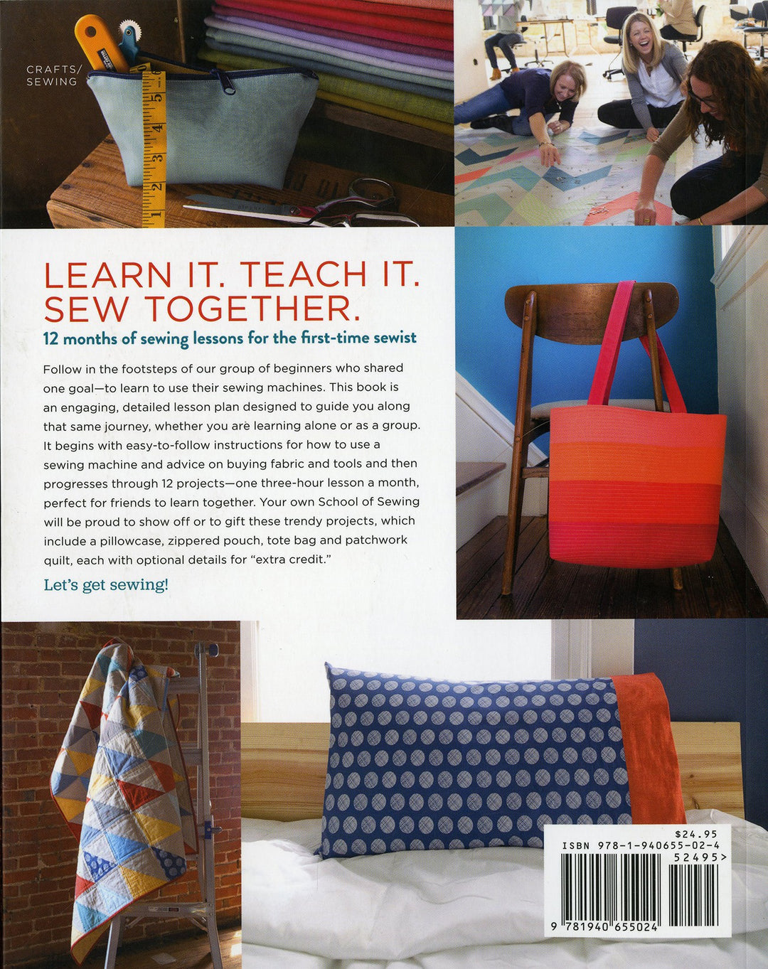 School of Sewing - Learn It Teach It Sew Together Book