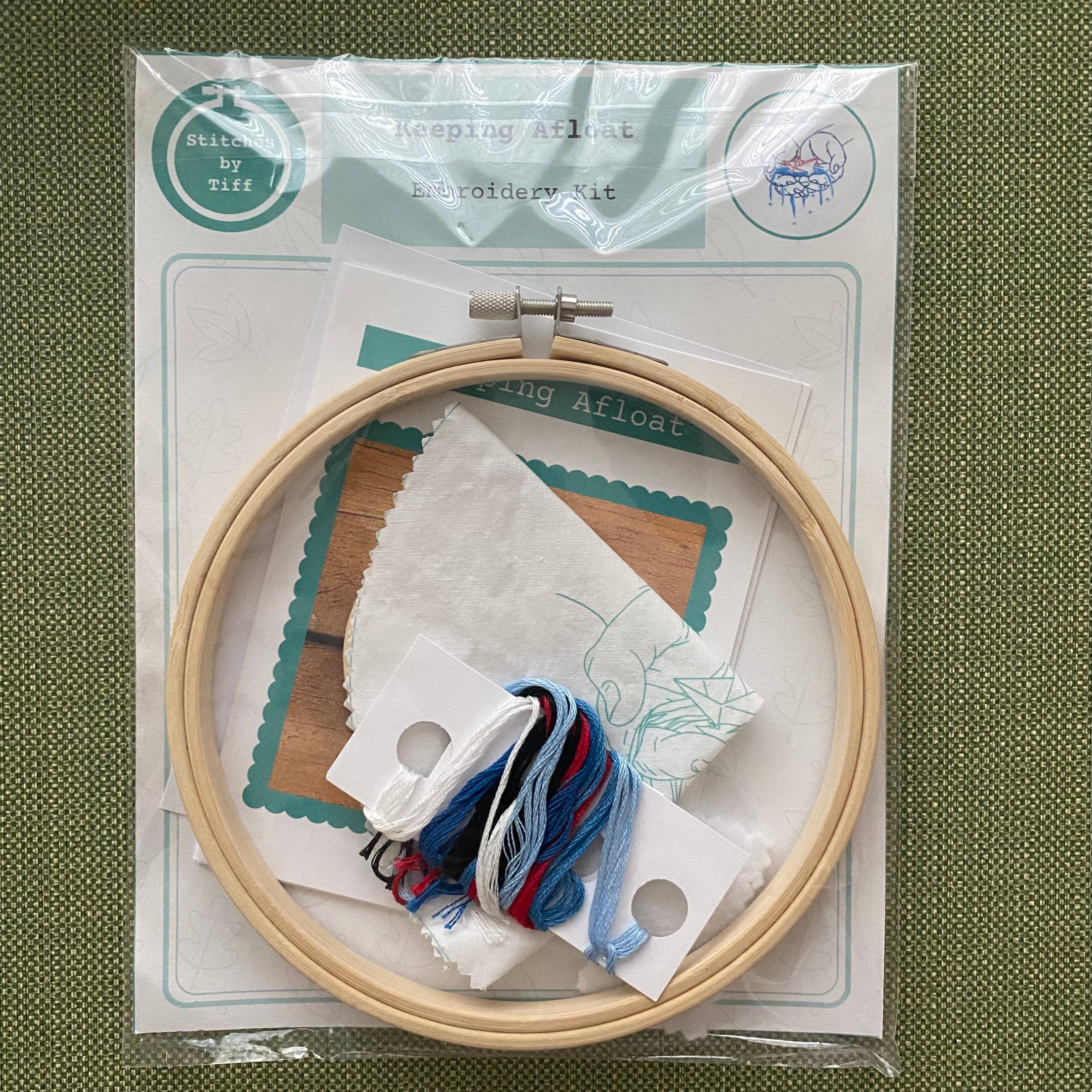 Keeping Afloat Craft DIY Embroidery Kit