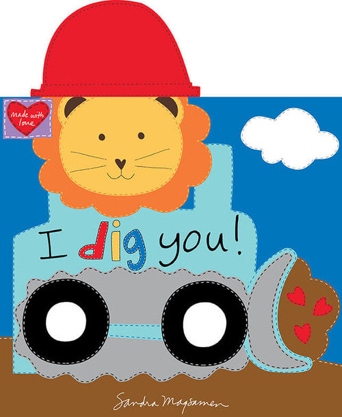 Huggable and Lovable Book Panel - I Dig You 6806P-01