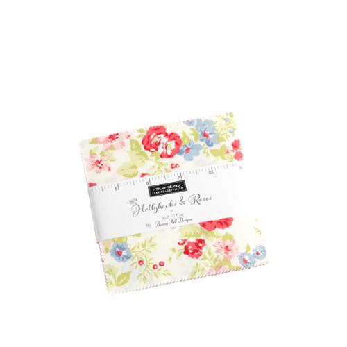 Hollyhocks Roses - 5" Charm