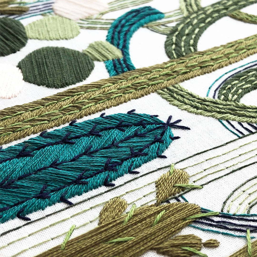 Cactus Garden - embroidery kit