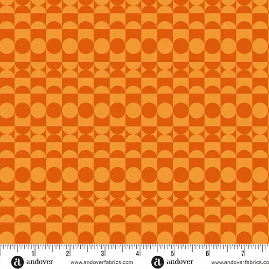 Celestial Garden - Lunar Phases - Orange - A-10028-O