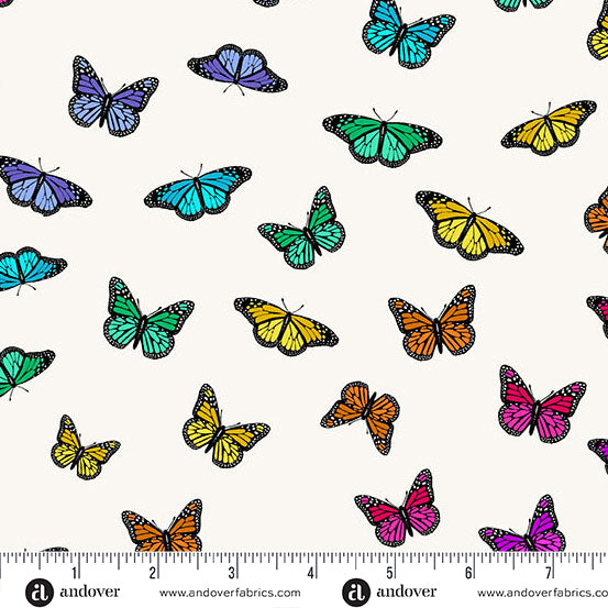 Color Wheel - Day - Butterfly Rainbow - A-1443-L