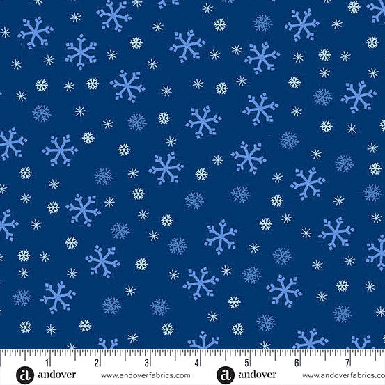 Snowflake - Midnight Blue - A-1462-B2
